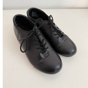 Weissman MJ100 Black Lace Up Tap Shoes Dance Shoes Size 9 MJ100-9